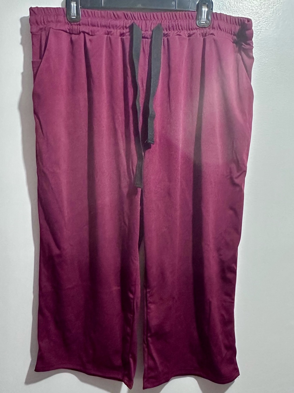 Wine Capris with Drawstring Waist Size 4XL (1334)